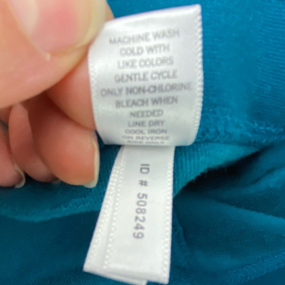 Y2K Express Teal Velvety Soft Terry Cloth Tracksuit Women's size Medium - Picture 7 of 15